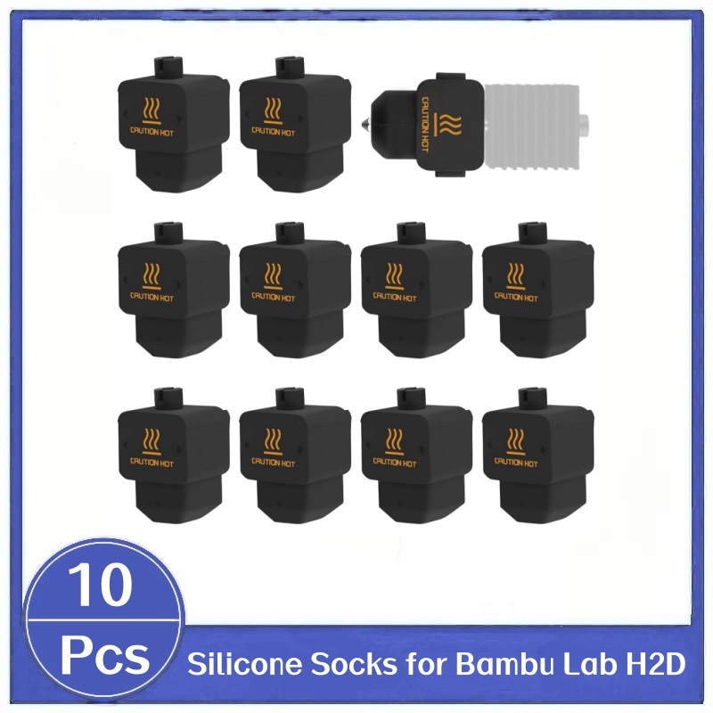 3D Printing Bambu Lab - 10 Stück H2D Hotend Silikonsocken für